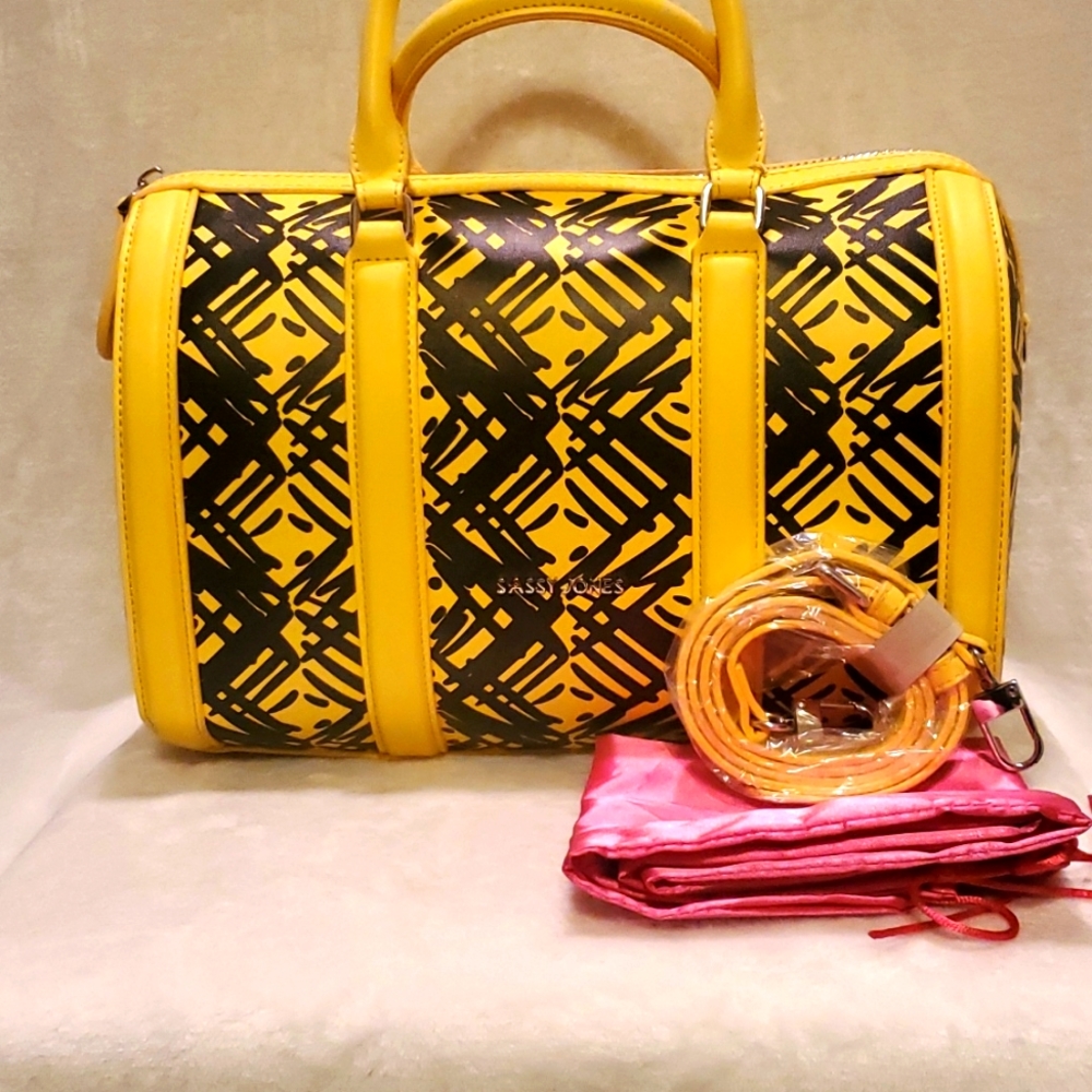 Sassy Jones Gianna Graffiti - Boston Satchel Bag - Picture 3 of 8